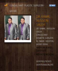 DR. KAMAL SALEH CONSULTANT PLASTIC SURGEON